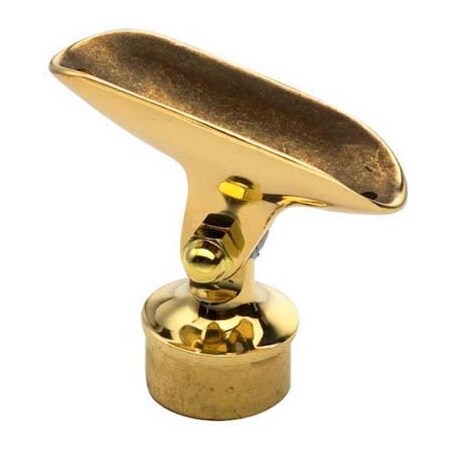 Lavi Industries Lavi Industries, Adjustable Saddle, for 2" Tubing, Polished Brass 00-820/2